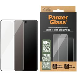 PanzerGlass Ultra Wide Fit Xiaomi Redmi Note 15 Pro Plus Glazen Screenprotector - Case Friendly