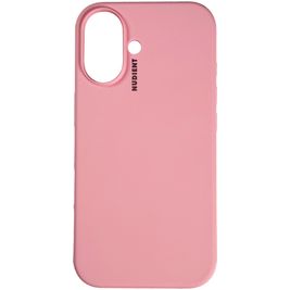 Nudient Base iPhone 16 Plus Siliconen Hoesje Backcover - Baby Pink Nudient Base iPhone 16 Plus Siliconen Hoesje Backcover - Baby Pink