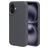 Mobiparts iPhone 16 Siliconen Hoesje Backcover - Urban Grey