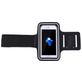 Mobigear Telefoonhouder Hardlopen iPhone SE (2020) Sport Hoesje Neopreen Sportarmband - Zwart