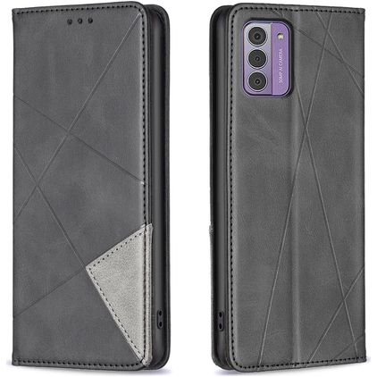 Mobigear Rhombus Slim Nokia G42 Hoesje Bookcase - Zwart