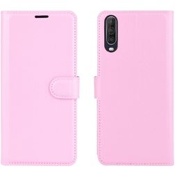 Mobigear Classic Wiko View 4 Hoesje Bookcase Portemonnee - Roze