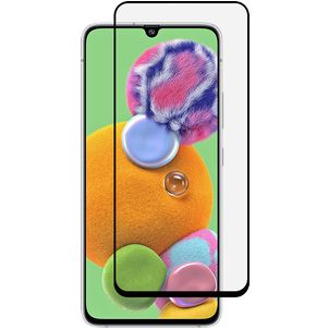 Mobigear Premium Samsung Galaxy A90 Glazen Screenprotector - Case Friendly - Zwart