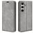 Mobigear Retro Slim Samsung Galaxy S24 FE Hoesje Bookcase Portemonnee - Grijs