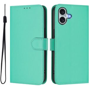Mobigear Urban Wallet iPhone 16 Plus Hoesje Bookcase Portemonnee - Groen