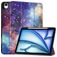 Mobigear Tri-Fold iPad Air 13 Inch (2026) Hoes Bookcase + Stylus Houder - Milky Way Nebula