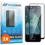 Mobigear Premium Nokia G11 Glazen Screenprotector - Case Friendly - Zwart (2-Pack)