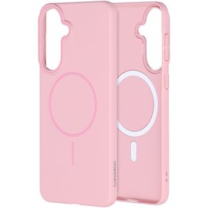 Mobiparts Slim Line Samsung Galaxy A57 MagSafe Hoesje Hardcase Backcover - Blush Pink