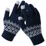 Mobigear Stretch Touchscreen Handschoenen - One-Size - Marineblauw