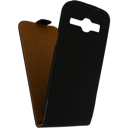Mobilize Ultra Slim Flip Samsung Galaxy Core Hoesje Flipcase - Zwart