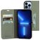 Mobiparts Classic Wallet iPhone 13 Pro Max Hoesje Bookcase Portemonnee - Stone Green