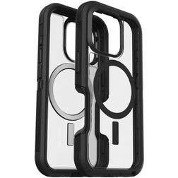 OtterBox Defender iPhone 16 Pro MagSafe Hoesje Hardcase Backcover Shockproof - Transparant / Zwart