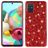 Mobigear Glitter Samsung Galaxy A51 Hoesje Hardcase Backcover - Rood