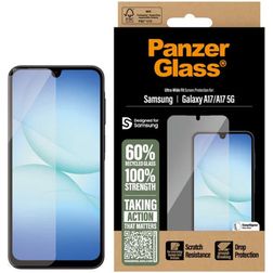 PanzerGlass Ultra-Wide Fit Samsung Galaxy A17 Glazen Screenprotector - Case Friendly