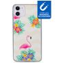 My Style Magneta iPhone 11 Hoesje Flexibel TPU Backcover - Flamingo
