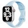 Mobigear Sport Slim Siliconen Apple Watch Bandje Druksluiting - 49/46/45/44 mm - Babyblauw