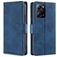 Mobigear Croco POCO X5 Pro Hoesje Bookcase Portemonnee - Blauw