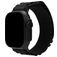 Mobilize Alpine Nylon Apple Watch Bandje Gespsluiting - 42/41/40/38 mm - Zwart