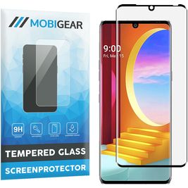 Mobigear Curved LG Velvet Glazen Screenprotector - Case Friendly - Zwart