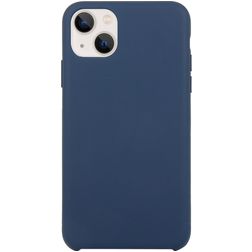 Mobigear Rubber Touch iPhone 15 Plus Siliconen Hoesje Backcover - Donkerblauw