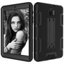 Mobigear ShieldStand Samsung Galaxy Tab A 8.0 (2018) Hoes Hard Kunststof,Siliconen Backcover + Standaard - Zwart