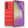 Mobigear Bumpy Samsung Galaxy A56 Hoesje Flexibel TPU Backcover - Rood