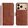 Mobigear S Line iPhone 17 Pro Max Hoesje Bookcase Portemonnee - Bruin