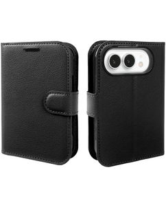 Mobigear Classic iPhone Duo Hoesje Bookcase Portemonnee - Zwart