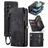 Caseme 008 Samsung Galaxy S23 FE Hoesje Uitneembare 2in1 Bookcase Portemonnee - Zwart