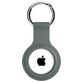 Xccess Keychain Apple AirTag Hoesje Flexibel Siliconen Sleutelhanger - Ash