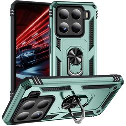 Mobigear Armor ring Xiaomi 15 Hoesje Hardcase Backcover Shockproof met Ringhouder - Groen