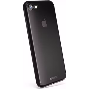Nudient Thin iPhone SE (2020) Hoesje Flexibel TPU Backcover - Ink Black