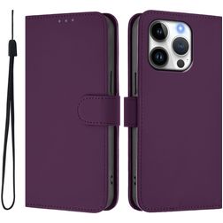 Mobigear Urban Wallet iPhone 16 Pro Hoesje Bookcase Portemonnee - Paars