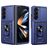 Mobigear Armor Ring Cam Slide Samsung Galaxy Z Fold 7 Hoesje Hardcase Backcover Shockproof met Ringhouder en Camera Slider - Blauw
