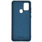 Mobiparts Samsung Galaxy A21s Siliconen Hoesje Backcover - Blueberry Blue