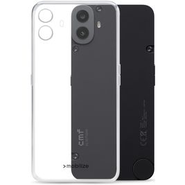 Mobilize Gelly Doorzichtig Nothing CMF Phone 1 Hoesje Flexibel TPU Backcover - Transparant