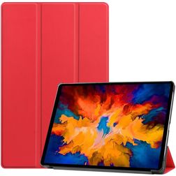 Mobigear Tri-Fold Lenovo Tab P11 Pro Gen 1 Hoes Bookcase - Rood