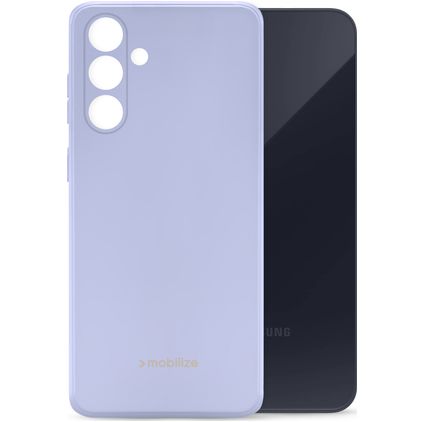 Mobilize Rubber Gelly Samsung Galaxy A35 Hoesje Flexibel TPU Backcover - Pastel Purple