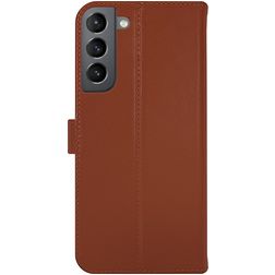 Valenta Classic Samsung Galaxy S22 Plus Hoesje Echt Leer Bookcase Portemonnee - Bruin
