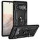 Mobigear Armor Ring Google Pixel 6 Pro Hoesje Hardcase Backcover Shockproof met Ringhouder - Zwart