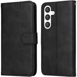 Mobigear Wallet Samsung Galaxy S24 Hoesje Bookcase Portemonnee - Zwart