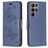 Mobigear Butterfly Samsung Galaxy S24 Ultra Hoesje Bookcase Portemonnee - Blauw