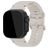 Mobilize Buckle Siliconen Apple Watch Bandje Gespsluiting - 42/41/40/38 mm - Sterrenlicht