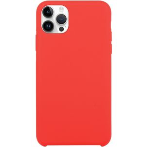 Mobigear Rubber Touch iPhone 15 Pro Max Siliconen Hoesje Backcover - Rood