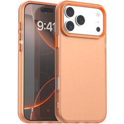Mobigear Crystal iPhone 17 Pro Max Hoesje Hardcase Backcover - Oranje