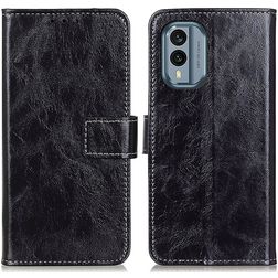 Mobigear Basic Nokia X30 Hoesje Bookcase Portemonnee - Zwart