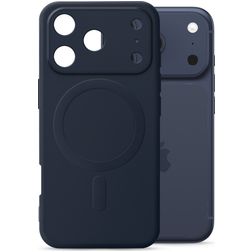 My Style Protective Flex iPhone 17 Pro Max MagSafe Hoesje Flexibel TPU Backcover - Marineblauw