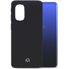 Mobilize Rubber Gelly Motorola Moto G51 5G Hoesje Flexibel TPU Backcover - Matt Black