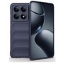 Mobigear Bumpy Xiaomi 14T Pro Hoesje Flexibel TPU Backcover - Donkerblauw