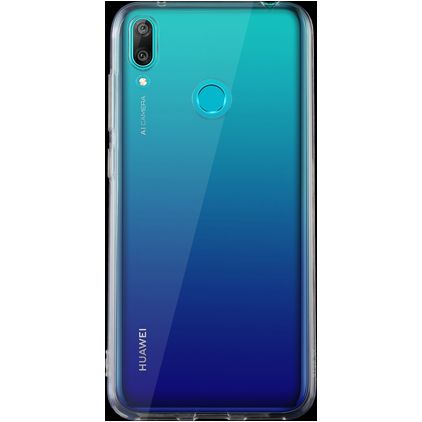 Mobigear Ultra Thin Doorzichtig Huawei Y7 (2019) Hoesje Flexibel TPU Extra Dun Backcover - Transparant